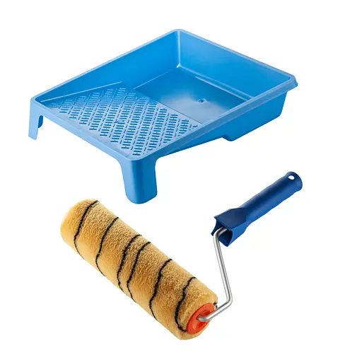 Валик "Преміум" 250х48 мм з ручкою та ванночка Polax (770-199) - фото 1