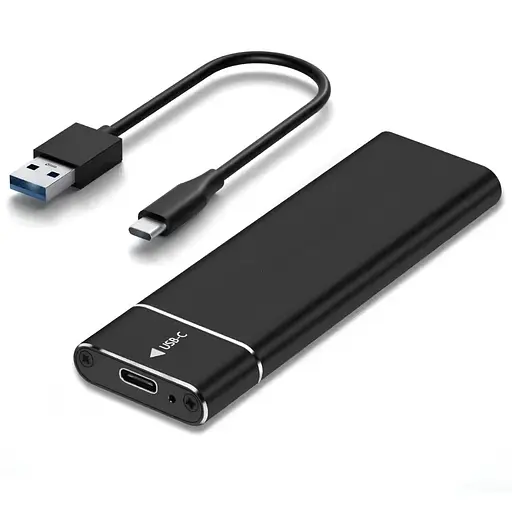 Внешний карман XON MemoryCase для M.2 NGFF (SATA) USB 3.1 Type-C Черный (XSC2C13NG1MG 4333) - фото 1