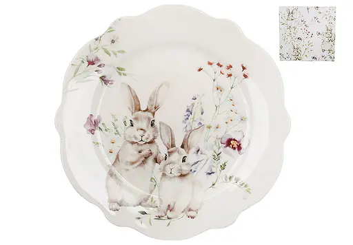 Тарілка порцелянова десертна BonaDi Spring Story 19.5 см (K212) - фото 1