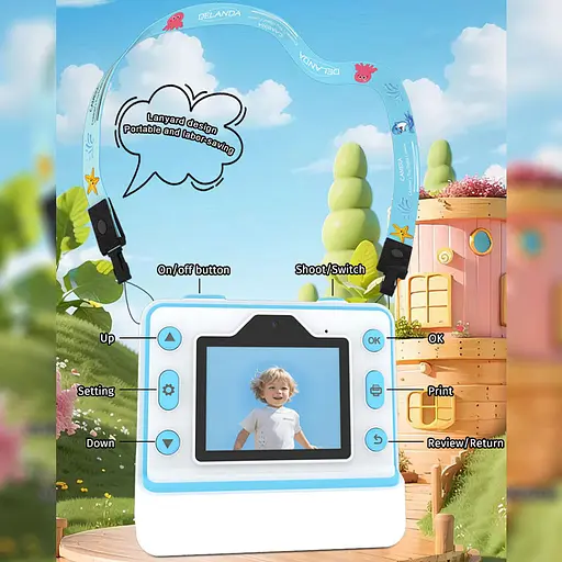 Детская фотокамера моментальной печати D101 - фото 8