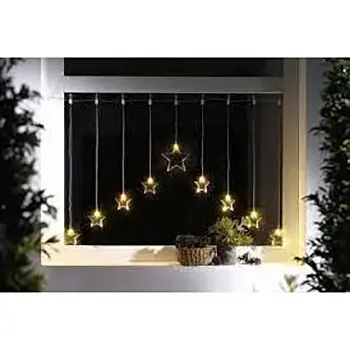 Led Штора гирлянда звезды 9 шт Melinera curtains
