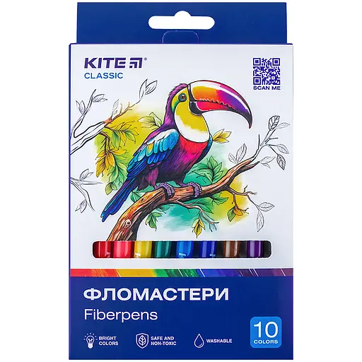 Фломастеры Kite Classic 10 шт. (K-455) - фото 2