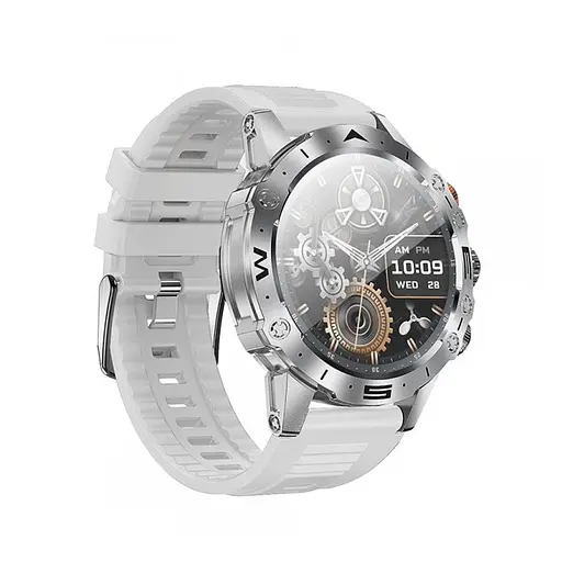 Cмарт-годинник Hoco Y20 38mm Smart sports watch (call version) сріблястий - фото 2