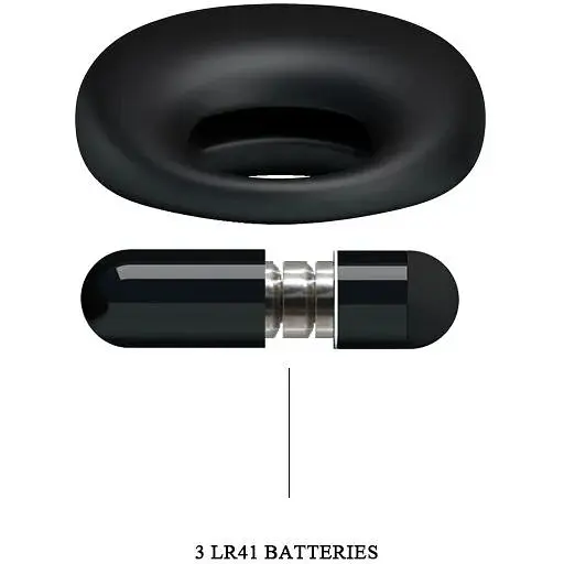 Кольцо эрекционное серии Pretty Love Trap BI-210140, Черный - фото 10