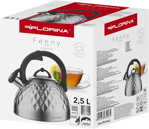 Чайник с свистком Florina 5C0225 Fenny Satin 2,5 л - фото 5
