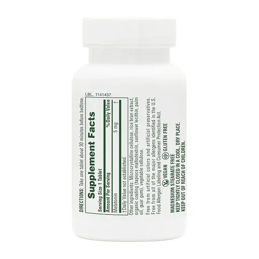 Мелатонін NaturesPlus Fast Acting Melatonin 5 mg 90 tabs (1086-2023-10-3241) - фото 2