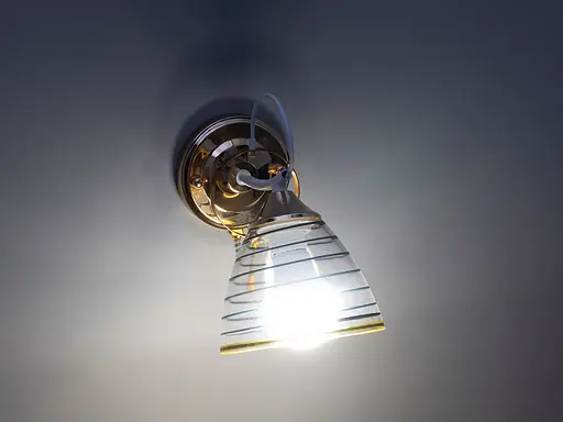 Бра Brille LK-728W/1 E27 WH+FG класичне - фото 2