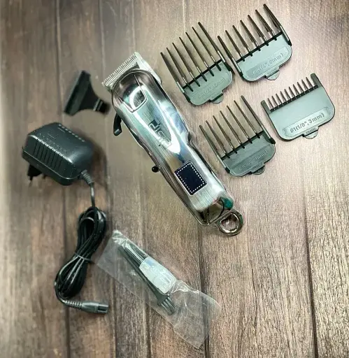 Аккумуляторная машинка для стрижки DSP 90057B (Нержавеющая сталь, Мощный мотор) - фото 4