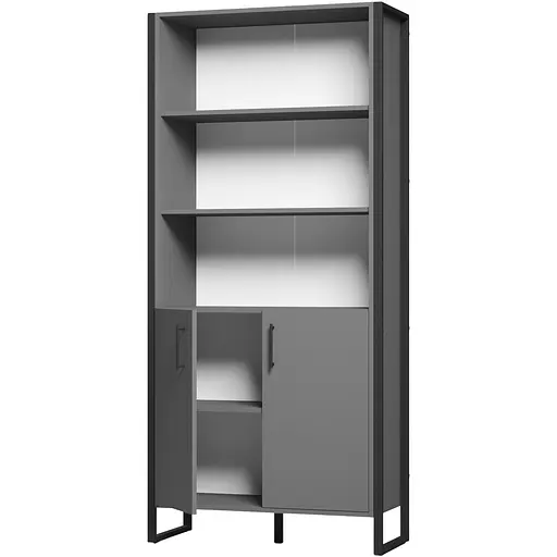 Шафа лофт ОП-653 Orange-Line 860х400х1900 Чорний/Графіт