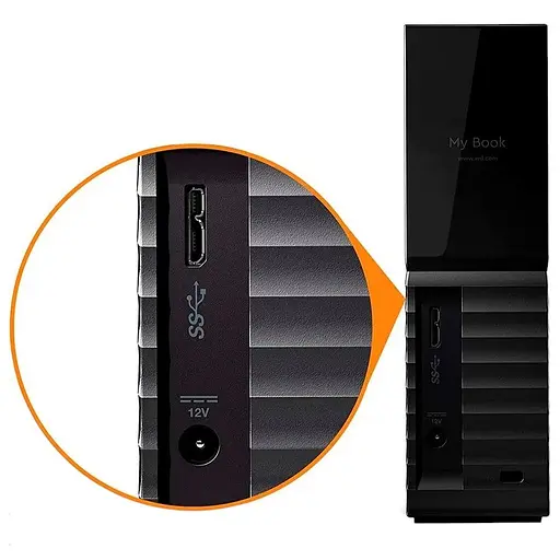 Зовнішній жорсткий диск Western Digital My Book Desktop 4TB (WDBBGB0040HBK-EESN) [128559] - фото 5