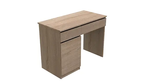 Стіл комп'ютерний Віто Ferrum-decor 750x1000x500 ДСП Дуб Сонома 16 мм (FRD-104827) - фото 2