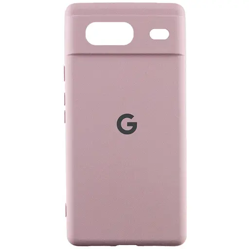Чохол Silicone Cover Lakshmi Full Camera (AAA) with Logo для Google Pixel 8a Рожевий / Pink Sand