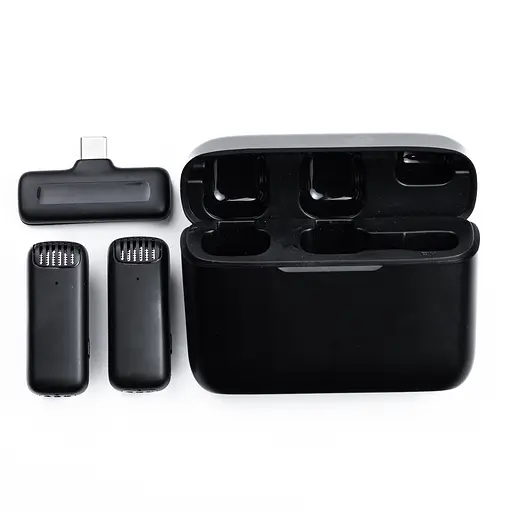 Комплект бездротових петличних мікрофонів XuanLiYuan J13 2 штуки з кейсом для зарядки (HP176096) - фото 13