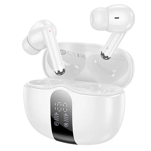 Бездротові TWS навушники Borofone FQ3 Soulmate ANC+ENC White