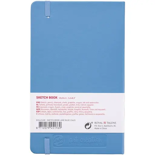 Блокнот для графики Royal Talens Art Creation А5 (13х21см) 140г/м2 80л Lake Blue - фото 2