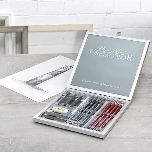 Набір для графіки Cretacolor Silver Box 17шт  - фото 7