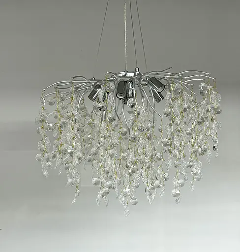 Люстра хрустальная подвесная V WM-7043 600-E14*8-52