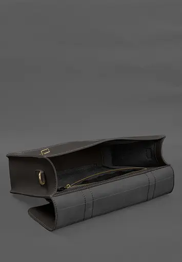 Шкіряна сумка-портфель Porte темно-коричневий - фото 7