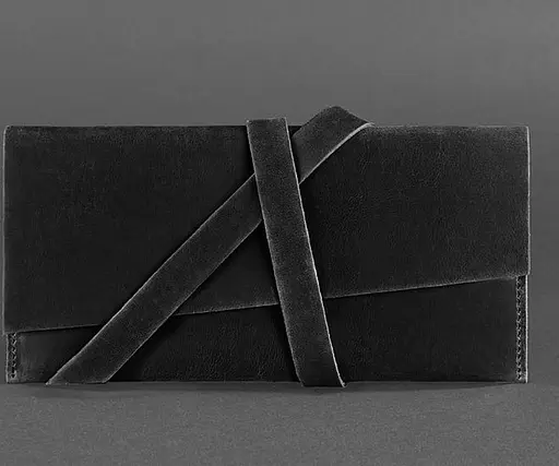 Кожаный тревел-кейс Voyager 1.2 черный Crazy Horse - фото 1