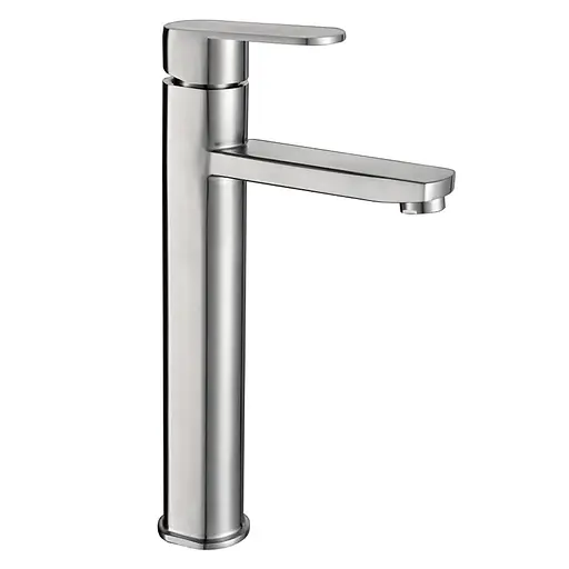 Змішувач для умивальника Zerix LEB-001-High нержавіюча сталь ZX4807 Нержавіюча сталь - фото 1