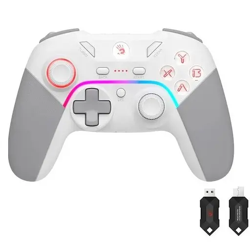 Геймпад Bloody GPW70 бездротовий USB 2.4GHz для ПК/PS3/Switch/Android подвійна вібрація 600 mAh - фото 1