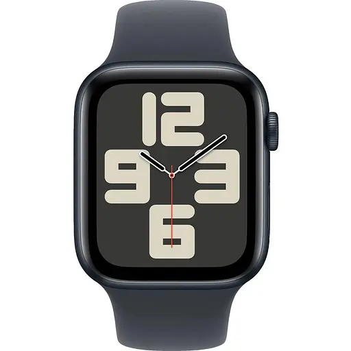 Apple Watch SE 2 2024 GPS 44mm Midnight Aluminium Case with Midnight Sport Band M/L MXEK3 - фото 1