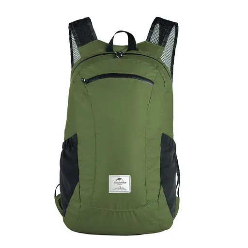 Рюкзак туристический сверхлегкий Naturehike Ultralight NH17A012-B (18 л) Зеленый