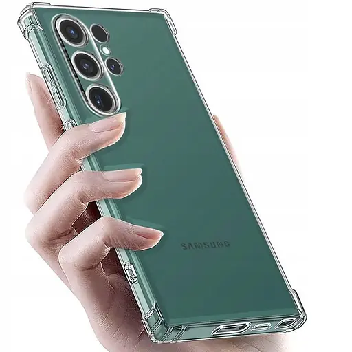 TPU чохол Getman Ease logo посилені кути Full Camera для Samsung Galaxy S24 Ultra Безбарвний (прозорий) - фото 2