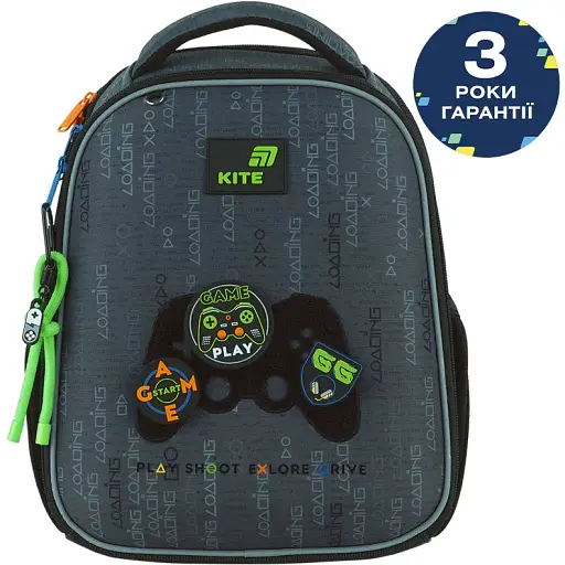 Рюкзак Kite Education 555 каркасный Good Game - фото 2