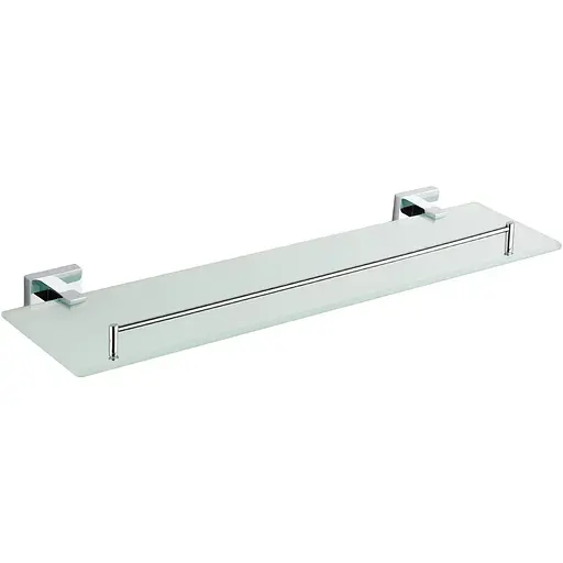 Полка стеклянная VBI Mercury chrome VBI-040209CH, Хром - фото 1