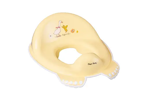 Туалетное сиденье Лесная сказка с противоскользящими резинками Светло-желтый - фото 1