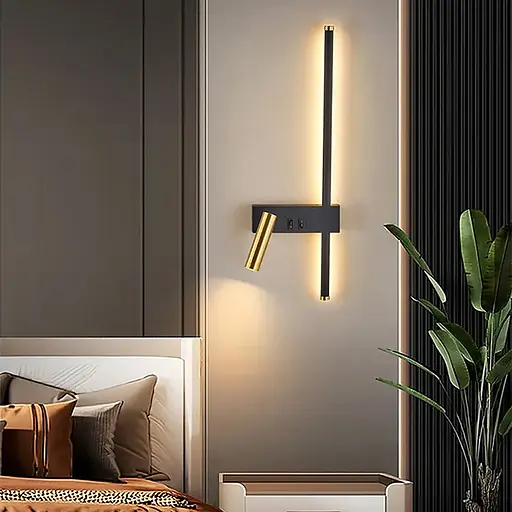 Лінійний бра Vogue зі спотом права Line F WB 10/2 R BK - фото 11