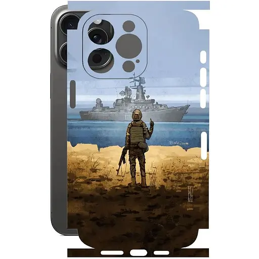 Захисна плівка StatusSKIN для Apple iPhone 15 Pro Max Корпус Вініл Корабель - фото 1