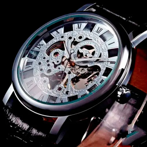 Наручний годинник чоловічий Winner Silver Сріблястий (085) - фото 2