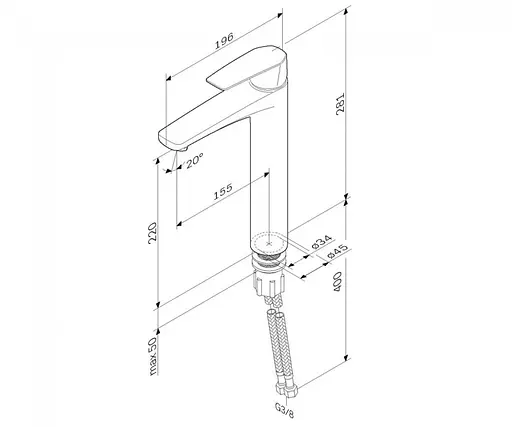 Смеситель для умывальника AM.PM Gem F90E92000 Хром - фото 4