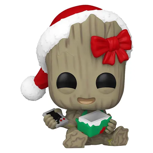 Коллекционная  фигурка   Funko Pop Марвел Грут Marvel: Holiday Groot 10 см FP MH G 1440 - фото 2