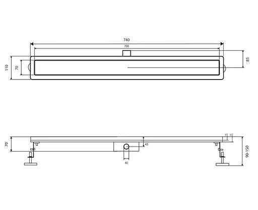 Трап Qtap Taurus FA700 с сухим затвором QTTAUFA700 - фото 6