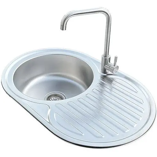 Комплект мийка + змішувач Romzha Dana Nova Textura (B) - фото 1