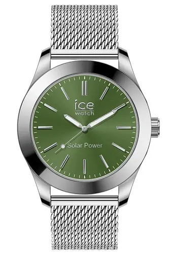 Часы Ice-Watch ICE steel solar Silver Green 023796