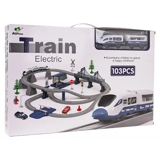 Электропоезд для детей+ Аксессуары 103 шт. - фото 8