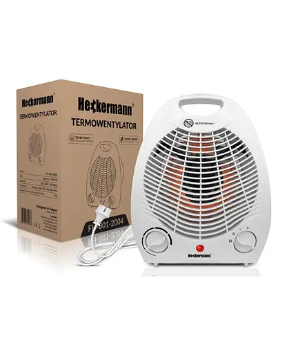 Тепловентилятор обігрівач 2 в 1 Heckermann 2000 Вт - фото 9