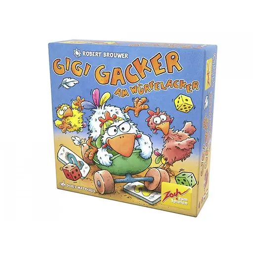 Настольная игра Zoch Джиджи Шутник и кубические приключения (Gigi Gacker am Wurfelacker) (англ.) (601105222) - фото 1