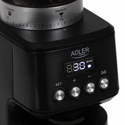 Кавомолка жорнова Adler AD 4300 з регулюванням помелу - фото 5