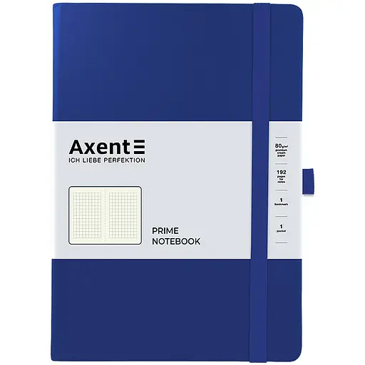 Книга записная Axent Partner Prime ячейка 145x210 мм 96 листов синяя (8305-38-A)