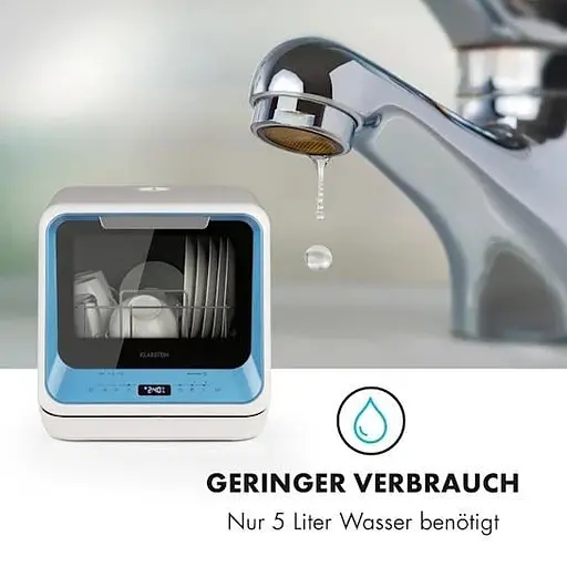 Міні посудомийна машина Klarstein Amazonia Синій (10032678) - фото 6