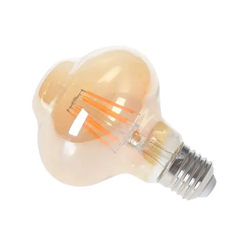 Лампа Brille світлодіодна LED 6W E27 COG WW T80 Amber 220 В - фото 4