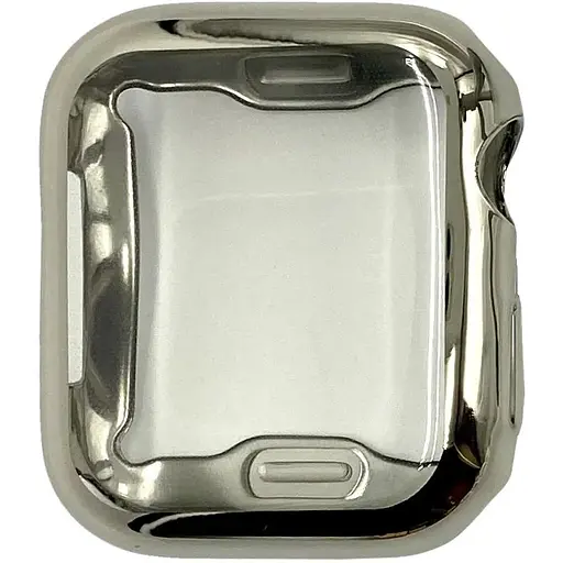 Чохол-накладка DK Silicone Face Case для Apple Watch 42mm (silver) - фото 2