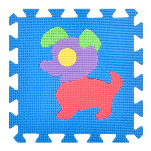 Детский коврик Мозаика "Животные" Bambi M 0376-1, 10 деталей, EVA, 30х30 см - фото 3