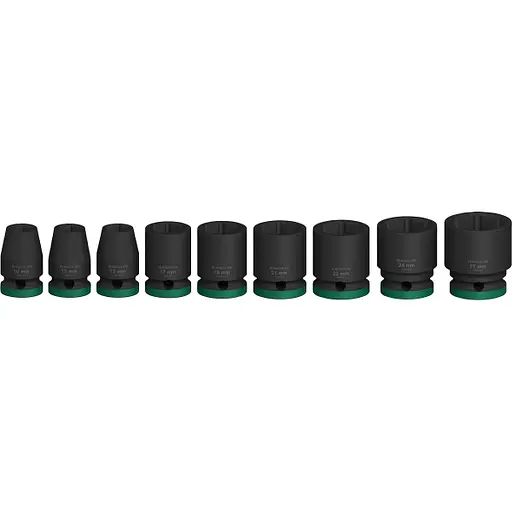 Набор ударных торцевых головок Standart 1/2, 9 шт Bosch hoz0012700 - фото 3