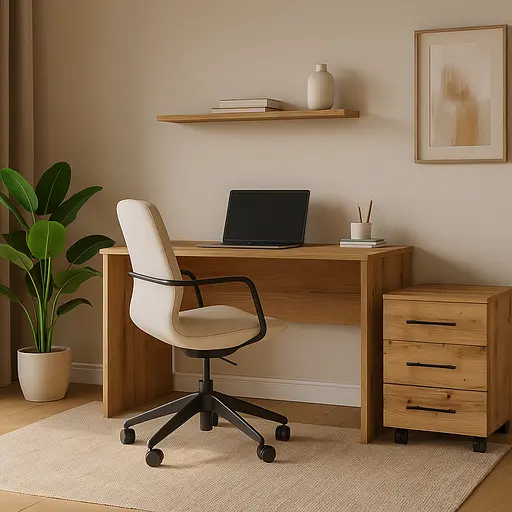 Тумба мобільна ОП-401 Orange-Line 406х423х584 Дуб Евок прибережний - фото 4